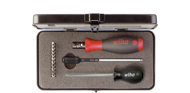 WIHA Jeu de tournevis dynamométriques 2852 S10 13 pièces 1-5 Nm ( 4000827982 )