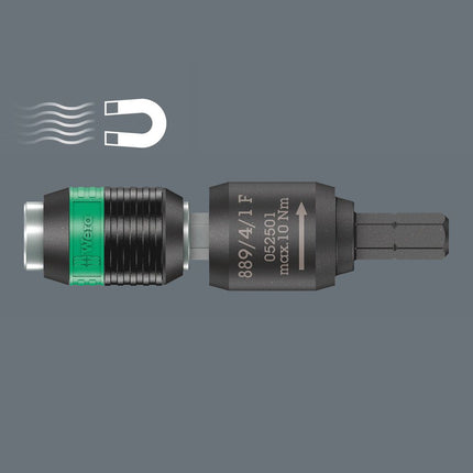 Portabit WERA 889/4/1 F Rapidaptor 1/4 ″ C 6,3 + E 6,3 ( 4000829876 )