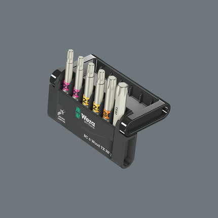 WERA Bit-Check 6 Legno TX HF 1 set di punte da 6 pezzi ( 4000829910 )