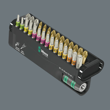 WERA Bit-Check 30 Wood TX HF 1 set di punte da 30 pezzi ( 4000829912 )