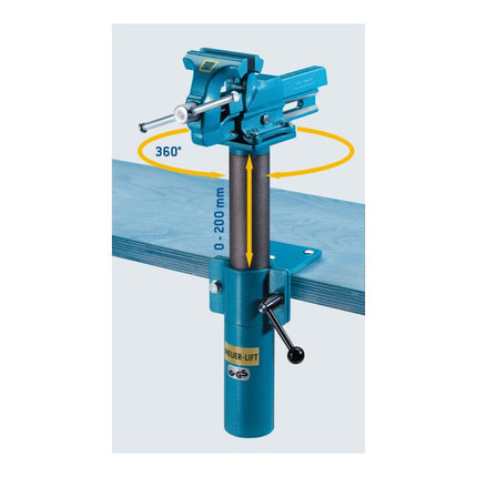 Dispositivo di regolazione in altezza HEUER Lift per larghezza ganasce 120 mm ( 4000830375 )