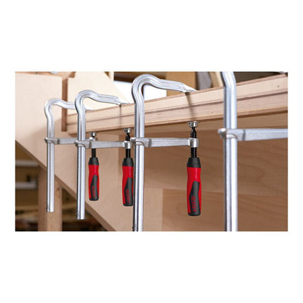 Morsetto a vite interamente in acciaio BESSEY OMEGA Larghezza di serraggio 200 mm Sporgenza 100 mm ( 4000831471 )