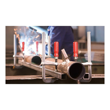 BESSEY morsetto a vite interamente in acciaio GZ Larghezza di serraggio 160 mm Sporgenza 80 mm ( 4000831523 )