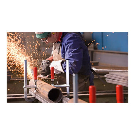 BESSEY morsetto a vite interamente in acciaio GZ Larghezza di serraggio 200 mm Sporgenza 100 mm ( 4000831524 )