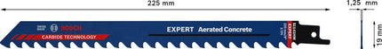BOSCH Lama per sega circolare Expert Aerated Concrete Lunghezza 225 mm Larghezza 19 mm ( 4000837428 )