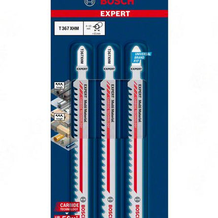 BOSCH Lame de scie sauteuse Expert Multi Material T 367 XHM longueur totale 132 mm ( 4000837475 )
