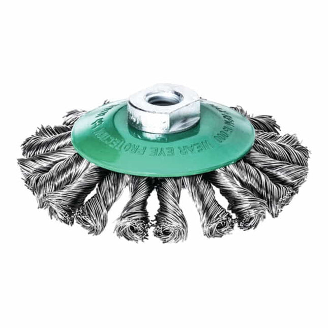 Spazzola conica LESSMANN Ø 115 mm M14 spessore del filo 0,5 mm ( 4000840754 )