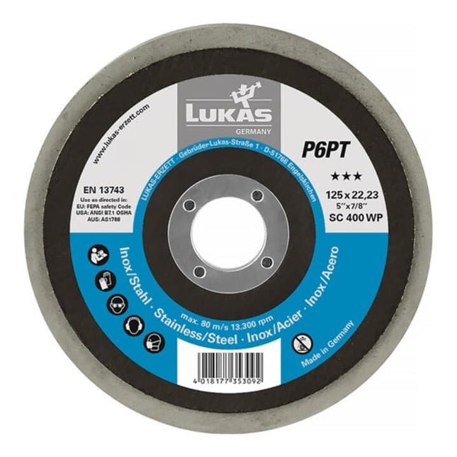 Disco di lucidatura LUKAS P6PT Ø 125 mm foro Ø 22,23 mm ( 4000840861 )