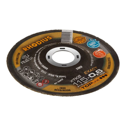 RHODIUS Disque à tronçonner XTK6 EXACT D125x0,6mm droit ( 4000843182 )