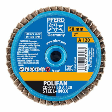 PFERD Disque à surfacer à lamelles COMBIDISC-Mini-POLIFAN D. 50 mm granulation 40 ( 4000844747 )
