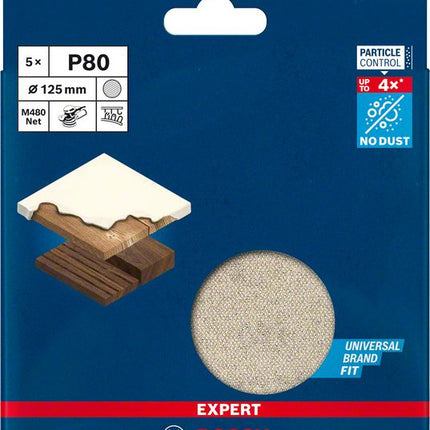 BOSCH Netzschleifscheibe Expert M480 125 mm Körnung 80 ( 4000844852 )
