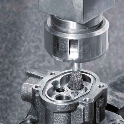 Spazzola LESSMANN Ø 17 mm albero 6 mm spessore del filo 0,3 mm ( 4000844890 )