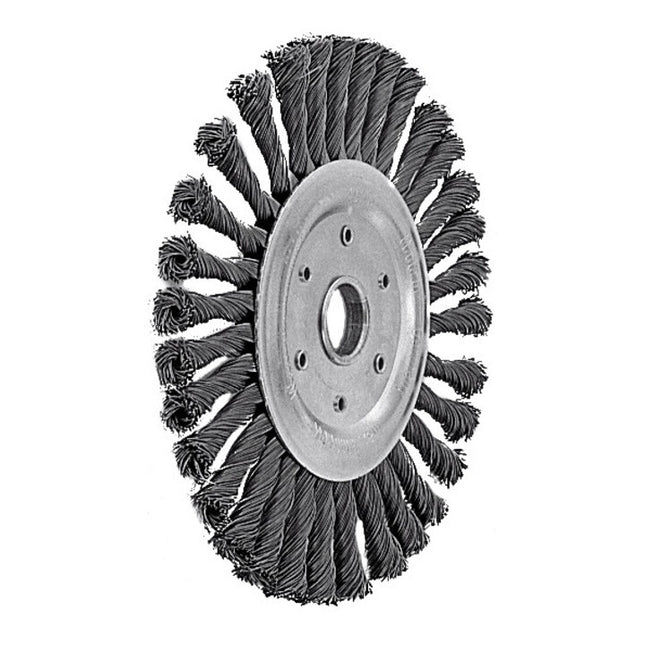 LESSMANN Brosse plate  D. 115 mm perçage épaiss. de fil 0,5 mm ( 4000844927 )