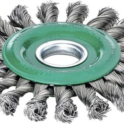 LESSMANN Rundbürste Ø 125 mm Bohrung Drahtstärke 0,5 mm ( 4000844929 )