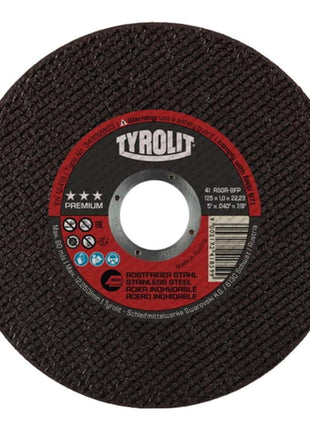TYROLIT cutting disc Premium D125x1mm straight ( 4000845525 )