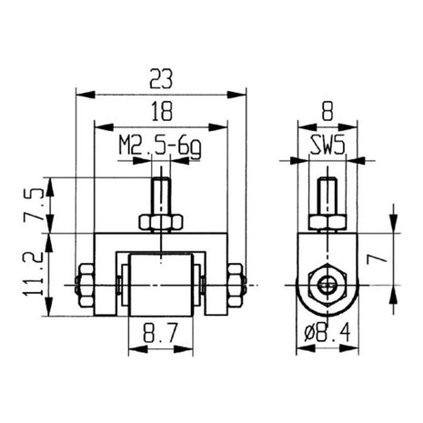Inserto di misura KÄFER Ø 8,4 mm in rotolo ( 4000851681 )