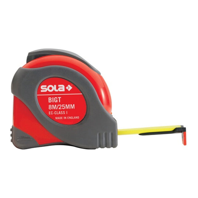 SOLA Mètre-ruban de poche Big T L.5m, l. bande19mm jaune cl. précision I ( 4000855080 )