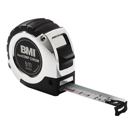 BMI Mètre-ruban de poche chrome longueur 8 m largeur 25 mm mm/cm ( 4000855419 )