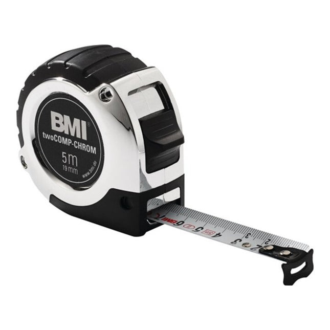 BMI Mètre-ruban de poche chrome longueur 8 m largeur 25 mm mm/cm ( 4000855419 )