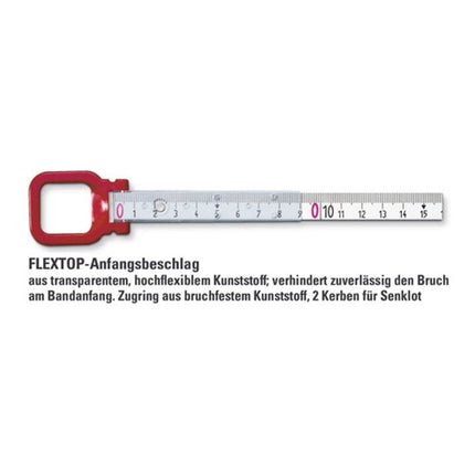 Metro a nastro BMI ERGOLINE lunghezza 50 m larghezza nastro 13 mm ( 4000855434 )