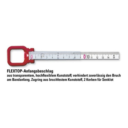 Metro a nastro BMI ERGOLINE lunghezza 50 m larghezza nastro 13 mm ( 4000855856 )