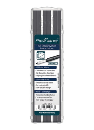 PICA mine set Pica BIG-Dry 12x graphite/black ( 4000871351 )