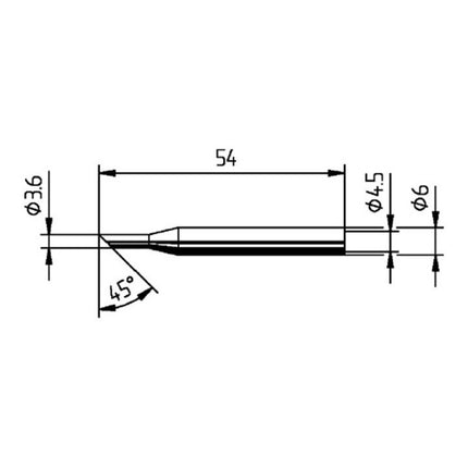 ERSA Panne série 162 forme biseautée ( 4000872411 )