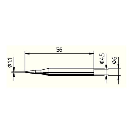 Punta per saldatura ERSA serie 162 a matita ( 4000872416 )