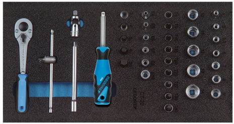 GEDORE tool module 1500 CT1-20 37-piece 1/3 module ( 4000881213 )
