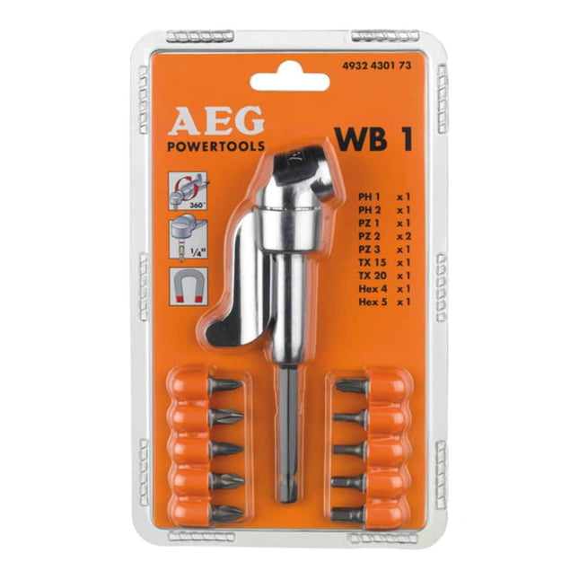 AEG Adaptateur angulaire de vissage WB 1 1/4 po. six pans ( 4000894499 )