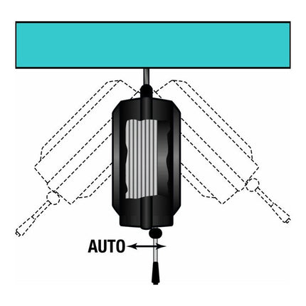 HAZET Enrouleur de tuyau d'air comprimé 9040N-10 pour air comprimé et eau ( 4000898953 )