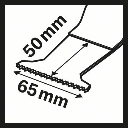 BOSCH Lama da taglio a tuffo PAII 65 APB Larghezza 65 mm Profondità di tuffo 50 mm ( 4000907746 )