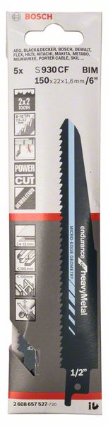 BOSCH Lama per sega circolare S 930 CF Lunghezza 150 mm Larghezza 22 mm ( 4000909617 )