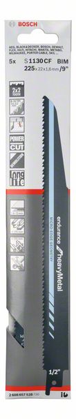 BOSCH Lama per sega circolare S 1130 CF Lunghezza 225 mm Larghezza 22 mm ( 4000909618 )