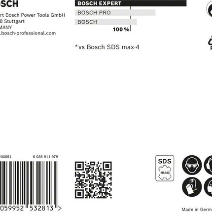 BOSCH Hammerbohrer Expert SDS max-8X Ø 14 mm Arbeits-L.200 mm L.340 mm ( 4000909891 )