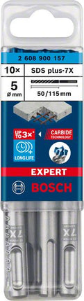 Trapano a percussione BOSCH Expert SDS-7X Ø 5 mm lavoro l.50 mm l.115 mm ( 4000909967 )