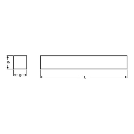 Anello rotante WILKE DIN 4964 forma B larghezza quadrata 4 x 4 mm ( 4118415028 )