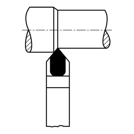 WILKE Scalpello per tornitura DIN 4975 20 x 12 mm ( 4118620102 )