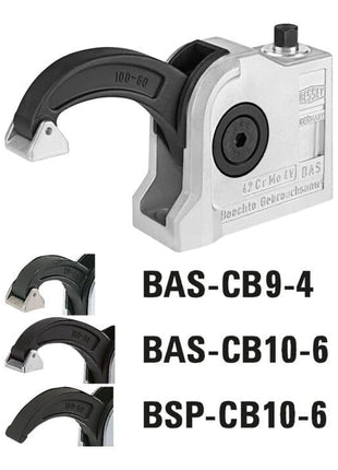 BESSEY Compact clamp BAS Clamping height 97 mm Projection 60 mm ( 4123716050 )