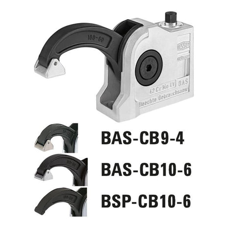 BESSEY Compact clamp BAS Clamping height 97 mm Projection 60 mm ( 4123716050 )