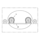 Tubo di aspirazione e soffiaggio NORRES (FDA) CP PTFE-INOX 475 FOOD Ø interno 60 mm ( 4501400441 )
