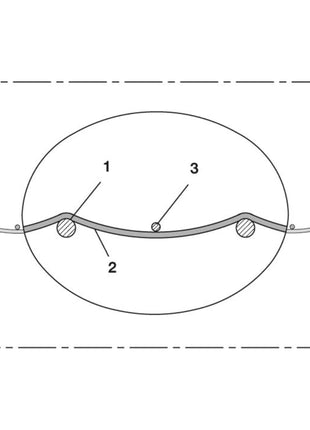 Wąż ssący i dmuchawy NORRES NEO 390 ONE Ø wewnętrzna 57 mm ( 4501400603 )