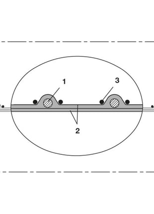 Wąż ssący i dmuchawy NORRES NEO 390 TWO Ø wewnętrzna 50-51 mm ( 4501400622 )