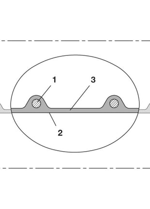 Wąż ssawno-tłoczny NORRES AIRDUC(R) PUR 351 FOOD Wewnętrzna Ø 30 mm Zewnętrzna Ø 38,00 mm ( 4501402276 )