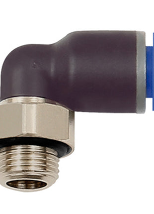 RIEGLER Push-in L-fitting Blue series Male thread G 1/4 ″ SW 17 mm ( 4588880197 )