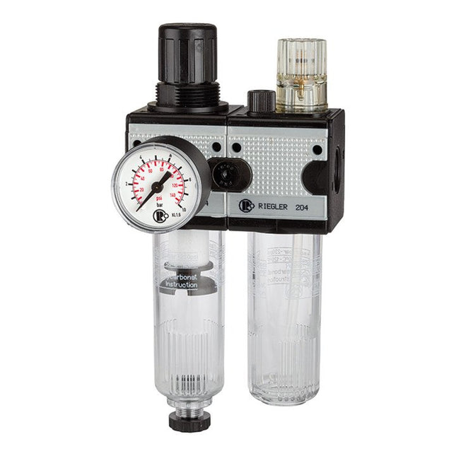 Unità di manutenzione RIEGLER MULTIFIX filettatura G 1/4 ″ semiautomatica ( 4588881035 )
