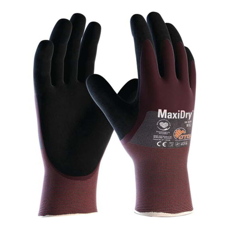Rękawice ATG MaxiDry(R) 56-425 rozmiar 9 fioletowe/czarne ( 4702000162 )