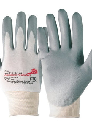 HONEYWELL gloves Camapur Comfort 619 size 8 white/grey ( 4702001107 )