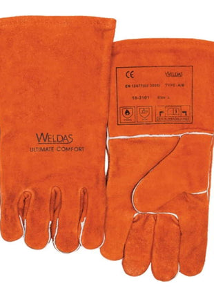 WELDAS welding gloves size XL (9.5) red ( 4702005008 )