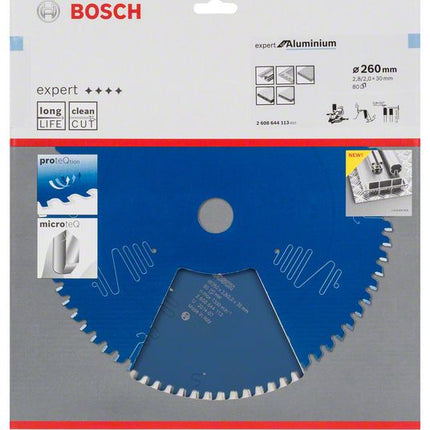 Lama circolare BOSCH Ø esterno 260 mm Numero di denti 80 HLTCG ( 8000342171 )